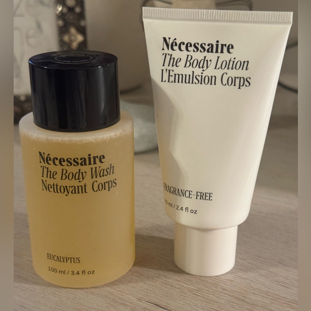 New Nécessaire Mini Body Wash and Lotion Set